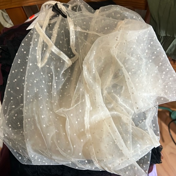 White Mesh Top - Picture 1 of 1